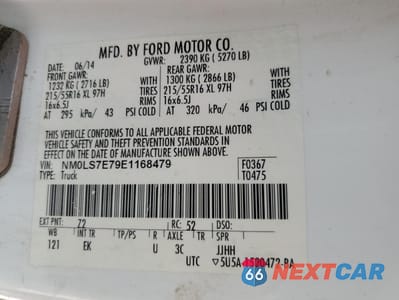 Zdjęcie 13 z 13 samochodu: 2014 FORD TRANSIT CONNECT XL VIN:NM0LS7E79E1168479 - miniatura