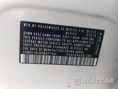 Zdjęcie 14 z 14 samochodu: 2013 VOLKSWAGEN JETTA TDI VIN:3VWPL7AJXDM607884 - miniatura