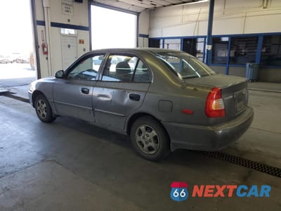 Drugie zdjęcie samochodu z przodu: 2001 HYUNDAI ACCENT GL VIN:KMHCG45C81U225775 - miniatura