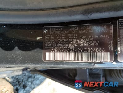 Zdjęcie 13 z 13 samochodu: 2000 BMW 323 I VIN:WBAAM3342YCB24886 - miniatura