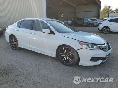 Czwarte zdjęcie samochodu z boku: 2016 HONDA ACCORD SPORT VIN:1HGCR2F53GA177715 - miniatura