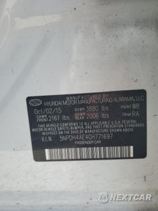 Zdjęcie 12 z 12 samochodu: 2016 HYUNDAI ELANTRA SE VIN:5NPDH4AE4GH771697 - miniatura