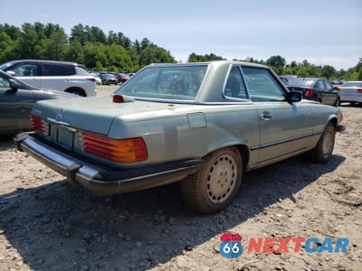 Trzecie zdjęcie samochodu z tyłu: 1987 MERCEDES-BENZ 560 SL VIN:WDBBA48D1HA060278 - miniatura