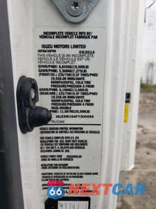 Zdjęcie 14 z 14 samochodu: 2015 ISUZU NRR VIN:JALE5W164F7300555 - miniatura