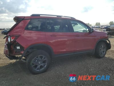 Trzecie zdjęcie samochodu z tyłu: 2024 HONDA PASSPORT TRAIL SPORT VIN:5FNYF8H6XRB008386 - miniatura