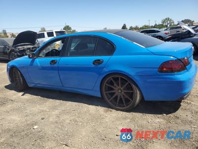 Drugie zdjęcie samochodu z przodu: 2006 BMW 750 LI VIN:WBAHN83566DT34963 - miniatura