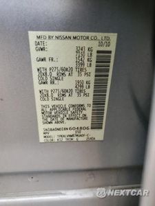 Zdjęcie 13 z 13 samochodu: 2011 NISSAN ARMADA SV VIN:5N1BA0ND1BN604806 - miniatura