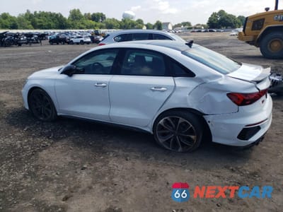 Drugie zdjęcie samochodu z przodu: 2023 AUDI S3 PREMIUM PLUS VIN:WAUH3DGY9PA030290 - miniatura