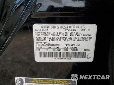 Zdjęcie 12 z 12 samochodu: 2008 INFINITI M35 BASE VIN:JNKAY01F68M650017 - miniatura