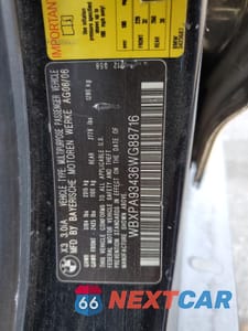 Zdjęcie 12 z 12 samochodu: 2006 BMW X3 3.0I VIN:WBXPA93436WG88716 - miniatura
