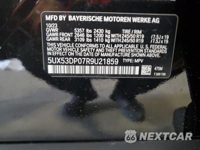 Zdjęcie 13 z 13 samochodu: 2024 BMW X3 XDRIVE30I VIN:5UX53DP07R9U21859 - miniatura