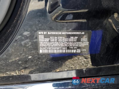 Zdjęcie 12 z 12 samochodu: 2023 BMW X6 XDRIVE40I VIN:5UXCY6C05P9P71983 - miniatura