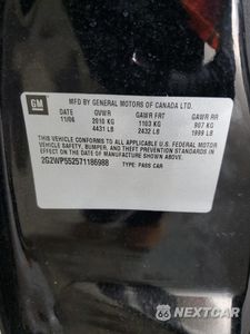 Zdjęcie 14 z 14 samochodu: 2007 PONTIAC GRAND PRIX VIN:2G2WP552571186988 - miniatura