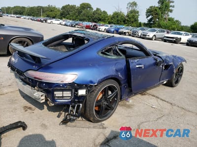 Trzecie zdjęcie samochodu z tyłu: 2020 MERCEDES-BENZ AMG GT VIN:WDDYJ7HA6LA028153 - miniatura