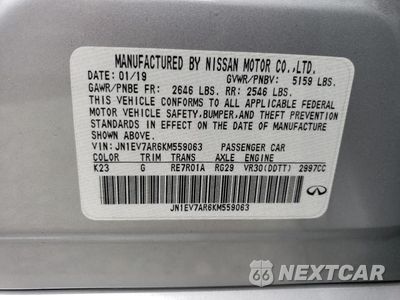 Zdjęcie 13 z 13 samochodu: 2019 INFINITI Q50 LUXE VIN:JN1EV7AR6KM559063 - miniatura
