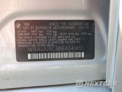 Zdjęcie 12 z 12 samochodu: 2011 BMW 328 XI VIN:WBAUU3C58BA541435 - miniatura