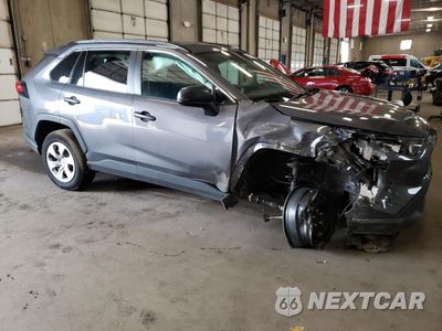 Czwarte zdjęcie samochodu z boku: 2021 TOYOTA RAV4 LE VIN:2T3F1RFV3MW194684 - miniatura
