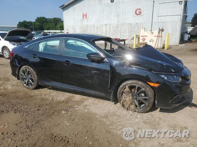 Czwarte zdjęcie samochodu z boku: 2021 HONDA CIVIC SPORT VIN:2HGFC2F87MH505756 - miniatura
