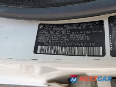 Zdjęcie 13 z 13 samochodu: 2002 BMW 325 I VIN:WBAET37482NG82249 - miniatura