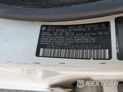 Zdjęcie 13 z 13 samochodu: 2002 BMW 325 I VIN:WBAET37482NG82249 - miniatura