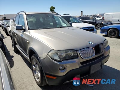 Czwarte zdjęcie samochodu z boku: 2007 BMW X3 3.0SI VIN:WBXPC93477WF21870 - miniatura