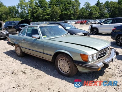 Czwarte zdjęcie samochodu z boku: 1987 MERCEDES-BENZ 560 SL VIN:WDBBA48D1HA060278 - miniatura