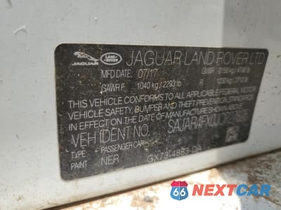 Zdjęcie 13 z 13 samochodu: 2018 JAGUAR XE VIN:SAJAR4FX0JCP27825 - miniatura