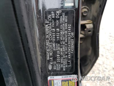 Zdjęcie 15 z 15 samochodu: 2013 KIA RIO LX VIN:KNADM5A36D6241492 - miniatura