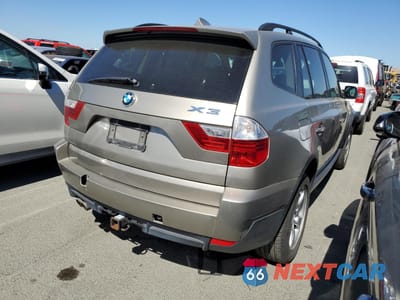 Trzecie zdjęcie samochodu z tyłu: 2007 BMW X3 3.0SI VIN:WBXPC93477WF21870 - miniatura