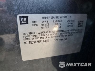 Zdjęcie 15 z 15 samochodu: 2017 CHEVROLET MALIBU LT VIN:1G1ZE5ST2HF132014 - miniatura