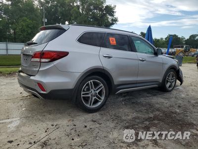 Trzecie zdjęcie samochodu z tyłu: 2017 HYUNDAI SANTA FE SE ULTIMATE VIN:KM8SR4HF9HU255437 - miniatura