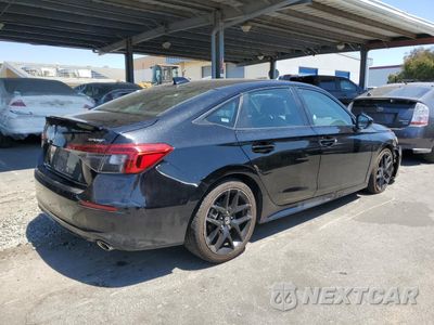 Trzecie zdjęcie samochodu z tyłu: 2022 HONDA CIVIC SPORT VIN:2HGFE2F59NH573591 - miniatura