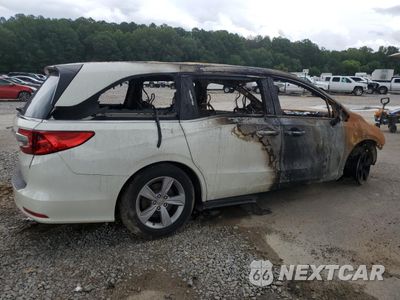 Trzecie zdjęcie samochodu z tyłu: 2019 HONDA ODYSSEY EXL VIN:5FNRL6H78KB037434 - miniatura