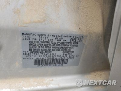 Zdjęcie 12 z 12 samochodu: 2020 NISSAN VERSA SV VIN:3N1CN8EV7LL841731 - miniatura