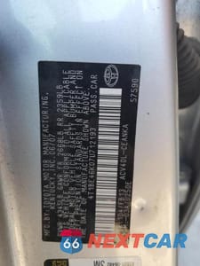 Zdjęcie 13 z 13 samochodu: 2007 TOYOTA CAMRY CE VIN:4T1BE46K07U712193 - miniatura