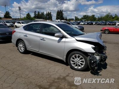 Czwarte zdjęcie samochodu z boku: 2018 NISSAN SENTRA S VIN:3N1AB7AP4JY259572 - miniatura
