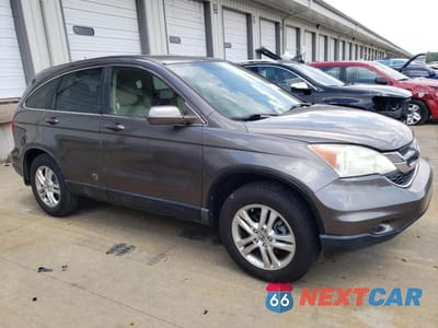 Czwarte zdjęcie samochodu z boku: 2010 HONDA CR-V EXL VIN:5J6RE3H75AL039222 - miniatura