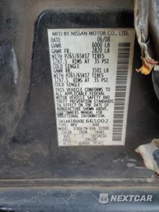 Zdjęcie 15 z 15 samochodu: 2008 NISSAN PATHFINDER S VIN:5N1AR18UX8C665002 - miniatura