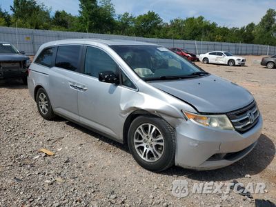 Czwarte zdjęcie samochodu z boku: 2013 HONDA ODYSSEY EXL VIN:5FNRL5H63DB022019 - miniatura