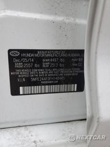Zdjęcie 12 z 12 samochodu: 2015 HYUNDAI SONATA SE VIN:5NPE24AF0FH148445 - miniatura