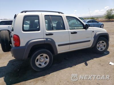 Trzecie zdjęcie samochodu z tyłu: 2004 JEEP LIBERTY SPORT VIN:1J8GL48K04W232256 - miniatura