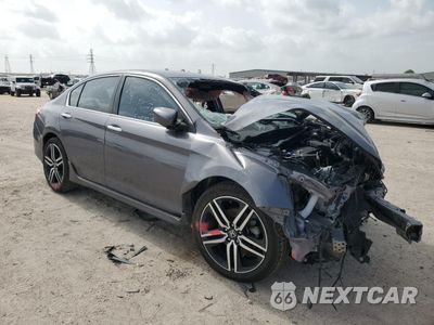 Czwarte zdjęcie samochodu z boku: 2016 HONDA ACCORD SPORT VIN:1HGCR2F5XGA132626 - miniatura