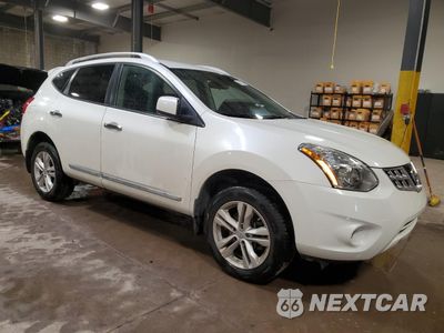 Czwarte zdjęcie samochodu z boku: 2013 NISSAN ROGUE S VIN:JN8AS5MV3DW614453 - miniatura