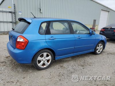 Trzecie zdjęcie samochodu z tyłu: 2007 KIA SPECTRA5 SX VIN:KNAFE161275004479 - miniatura