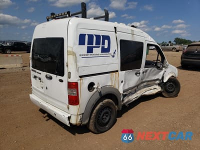 Trzecie zdjęcie samochodu z tyłu: 2010 FORD TRANSIT CONNECT XLT VIN:NM0LS7DN6AT011121 - miniatura