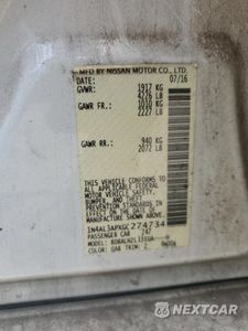 Zdjęcie 14 z 14 samochodu: 2016 NISSAN ALTIMA 2.5 VIN:1N4AL3APXGC274734 - miniatura