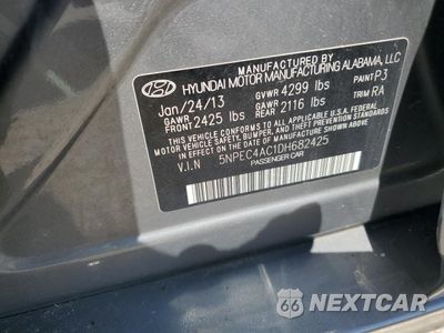 Zdjęcie 12 z 12 samochodu: 2013 HYUNDAI SONATA SE VIN:5NPEC4AC1DH682425 - miniatura