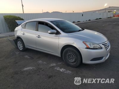Czwarte zdjęcie samochodu z boku: 2014 NISSAN SENTRA S VIN:3N1AB7AP5EY231155 - miniatura