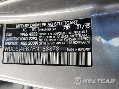 Zdjęcie 12 z 12 samochodu: 2015 MERCEDES-BENZ CLA 250 VIN:WDDSJ4EB7FN188878 - miniatura