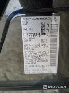 Zdjęcie 13 z 16 samochodu: 2017 NISSAN PATHFINDER S VIN:5N1DR2MM4HC678059 - miniatura